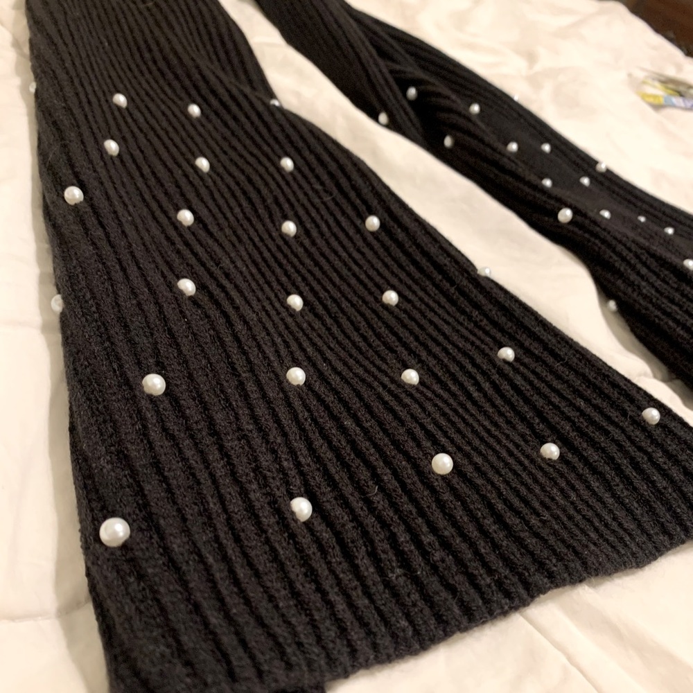 NWT J. Crew pearl beaded scarf
